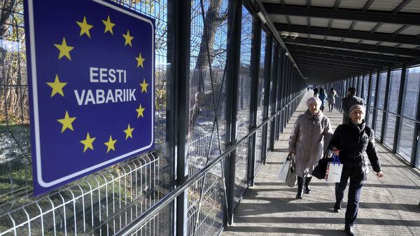 Граница РФ и Эстонии, архивное фото - Sputnik Латвия