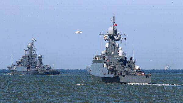 Выход кораблей Балтийского флота в море - Sputnik Латвия